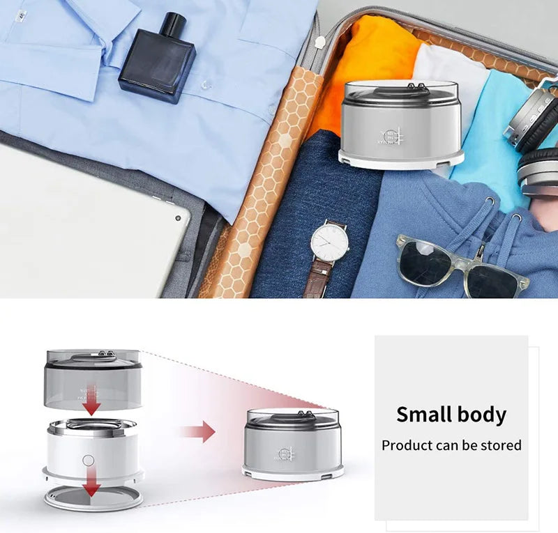 Portable Espresso Maker 160ml - Manual Hand Press Coffee Machine for Travel & Camping - Mini Drip-Free Coffee Maker with Built-i