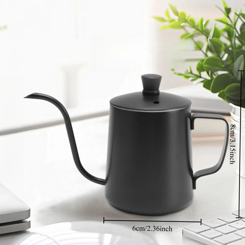 Pour Over Coffee Kettle Stainless Steel Gooseneck Spout Pour Over Coffee Kettle Long Narrow Drip Spout Coffee Tea Pots