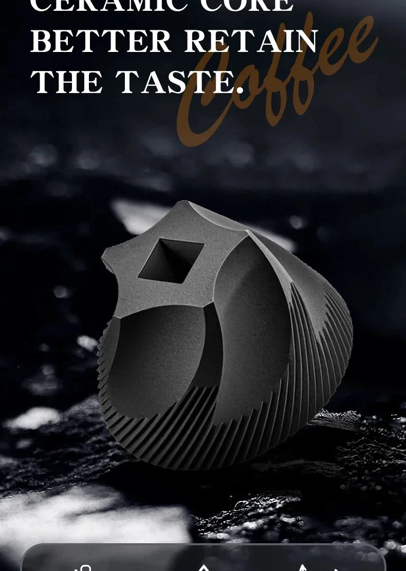 Portable coffee machine, hand cranked coffee grinder, mini adjustable grinder, home office, travel coffee powder making machine