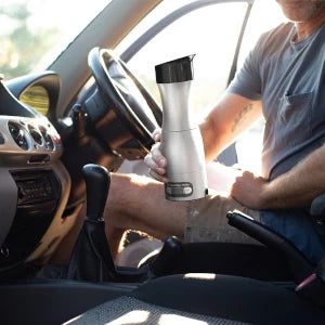 Portable Coffee Maker 12V/24V Compact Espresso Machine for Driving Office Home with LED Screen Display Fast Heating Heating