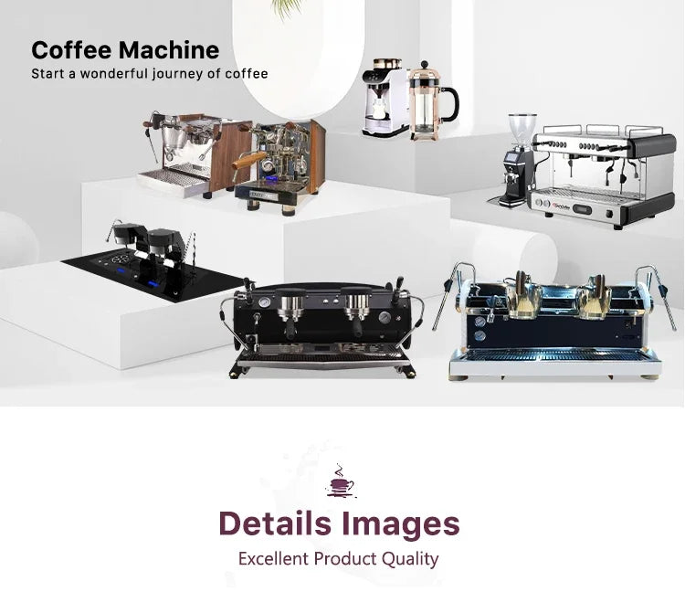 Barista Cappuccino Machine Professional Espresso Maker Espresso Machine With Grinder Milk Frother Steam Wand