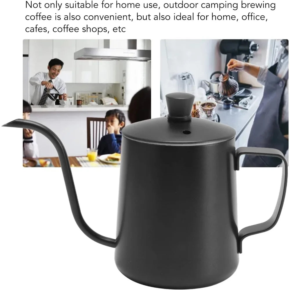 Pour Over Coffee Kettle Stainless Steel Gooseneck Spout Pour Over Coffee Kettle Long Narrow Drip Spout Coffee Tea Pots