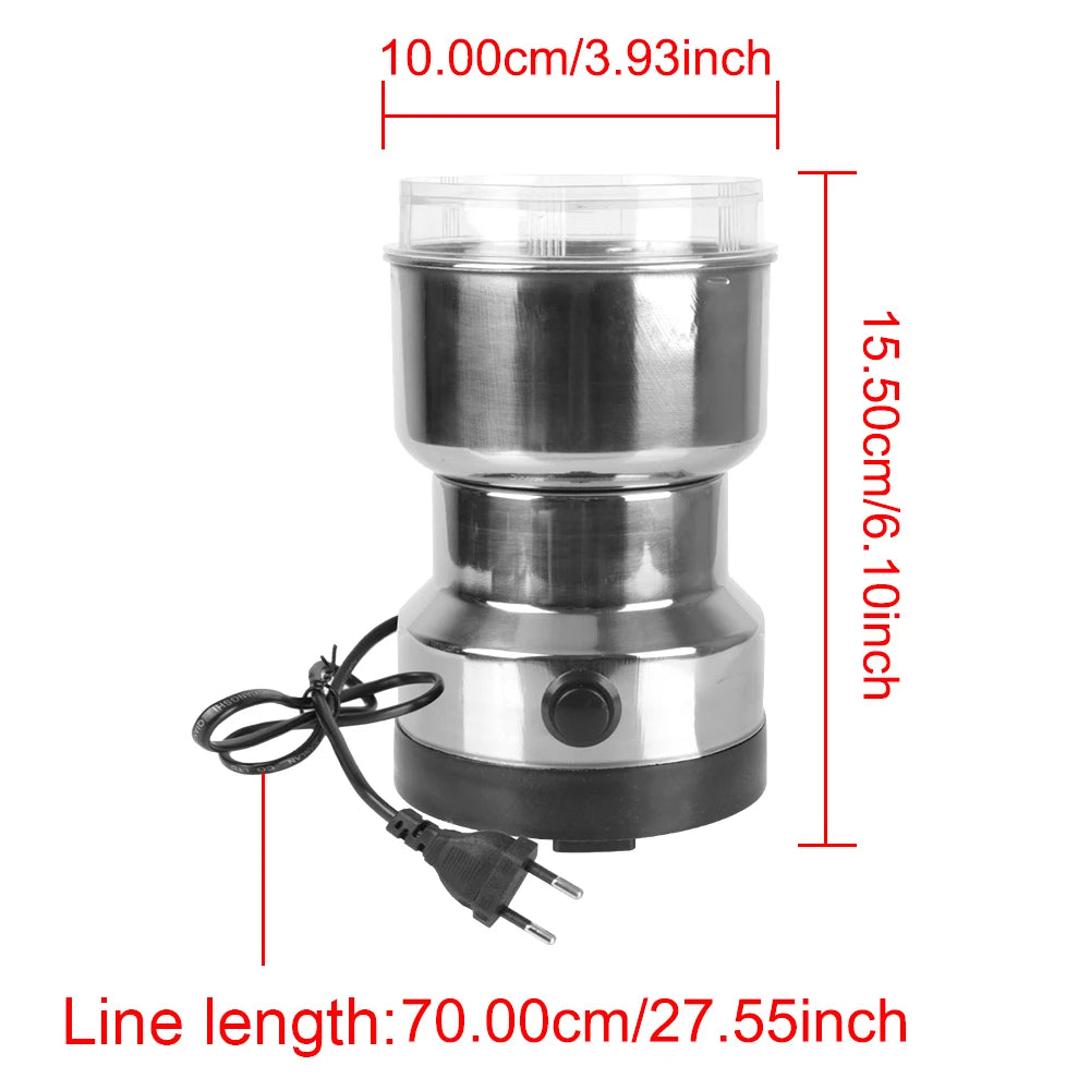 Electric Coffee Grinder for home Kitchen Multifunctional Coffe Chopper Blades Grains Grinder Machine Nuts Beans Spices Blender