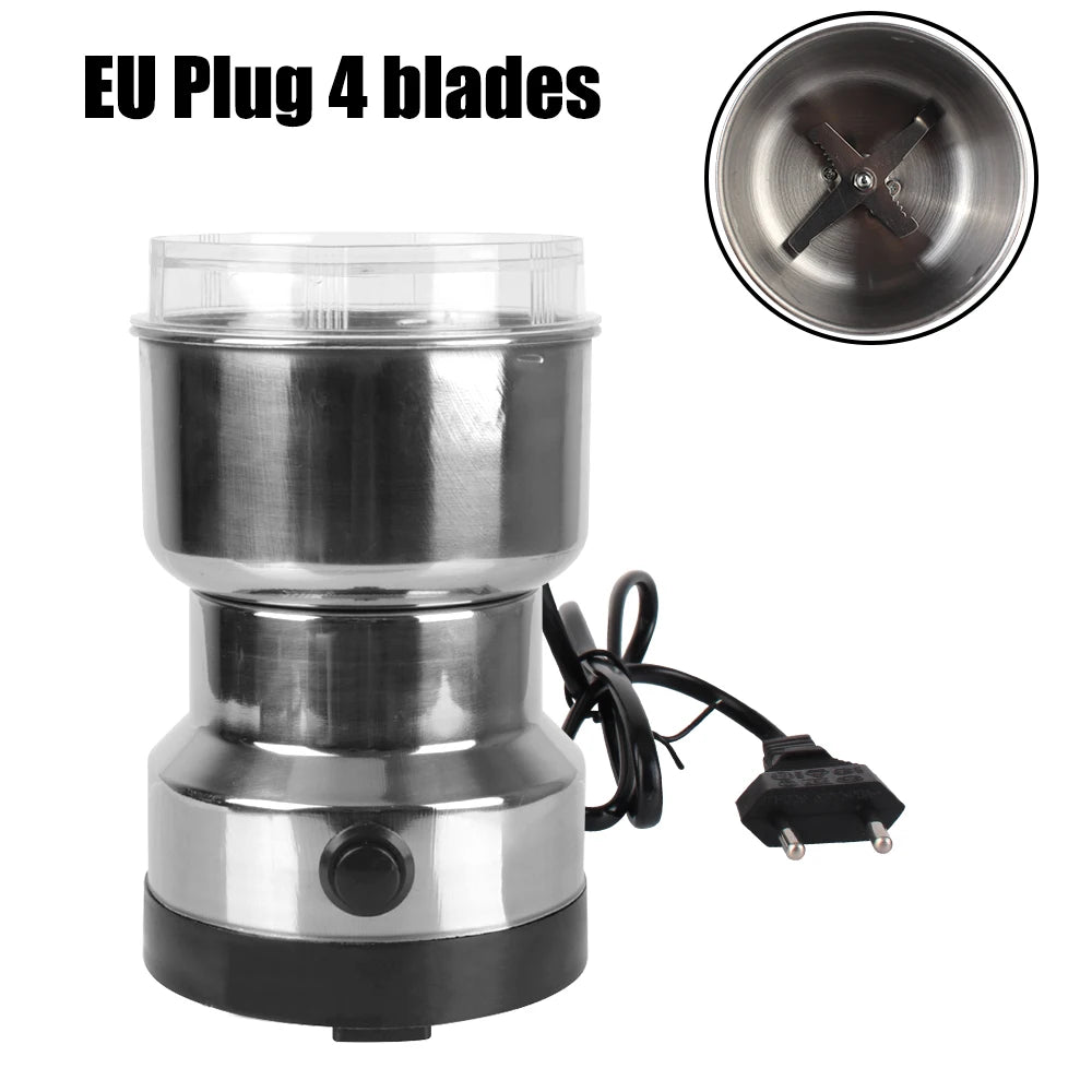 Electric Coffee Grinder for home Kitchen Multifunctional Coffe Chopper Blades Grains Grinder Machine Nuts Beans Spices Blender