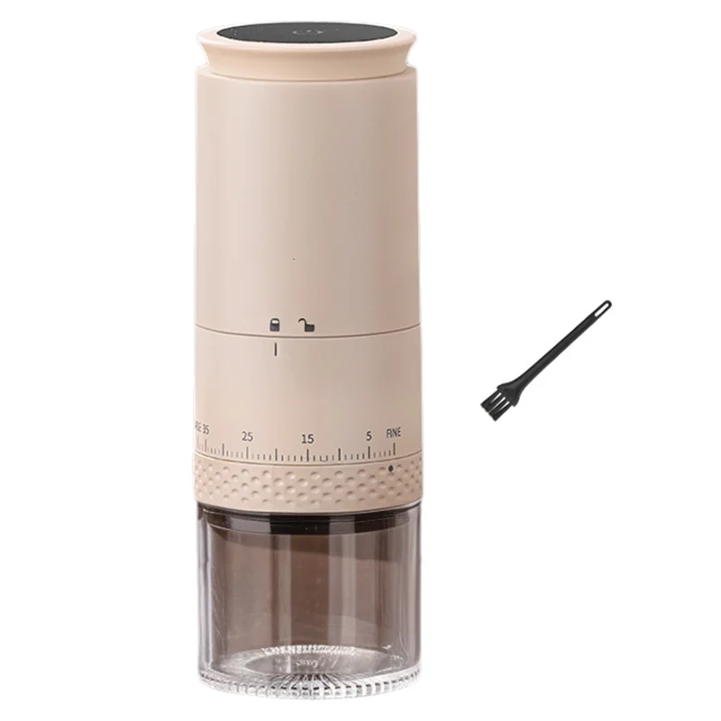 B82B-Electric Coffee Grinder Automatic Grinder Coffee Grinder Grinding Coffee Beans And Pressing Powder Home Use Portable