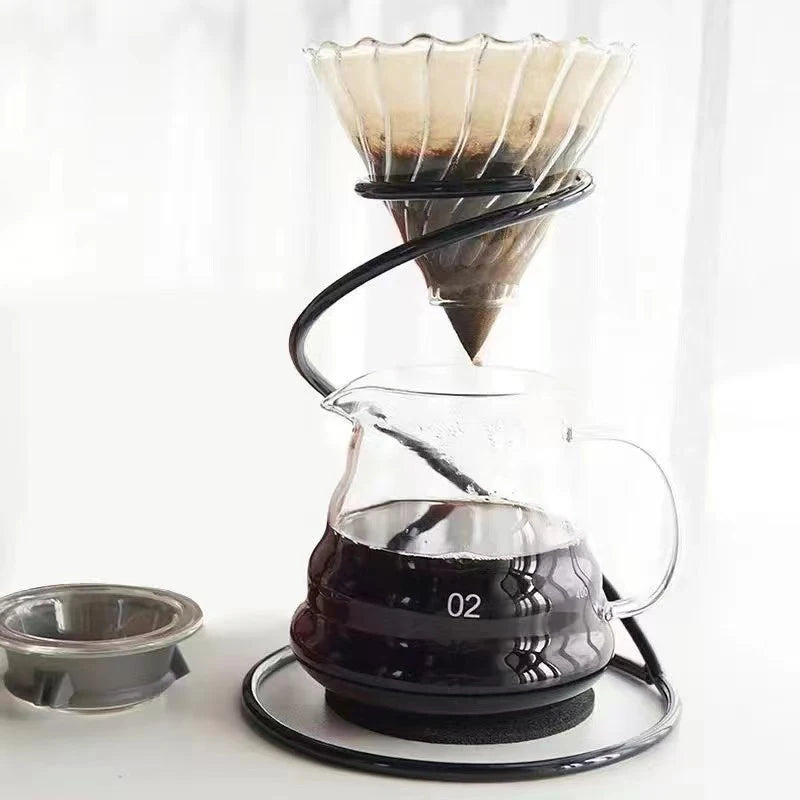 Pour Over Coffee Rack Coffee Maker Drip Filter Cup Rack Stand Brewer Holder Hand Drip Bracket Pour Over Dripper Maker Drip