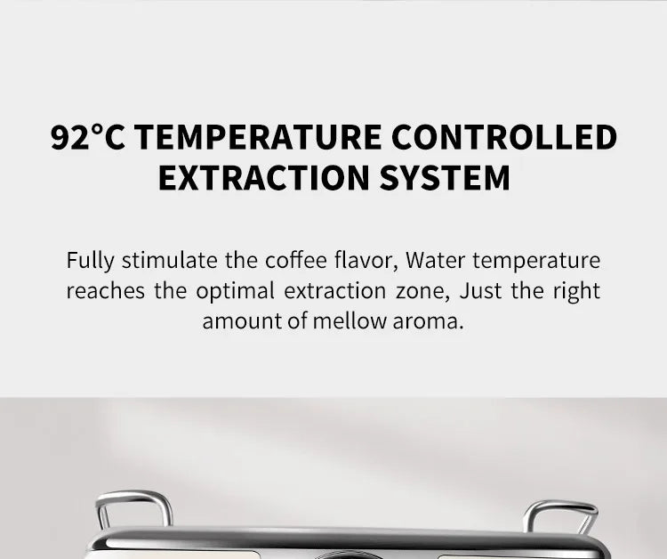 Electric Espresso Coffee Machine Cafetera Semi Automatic 20 Bar Coffee Maker 220V EU Automatic Milk Frother Cappuccino Hot Water