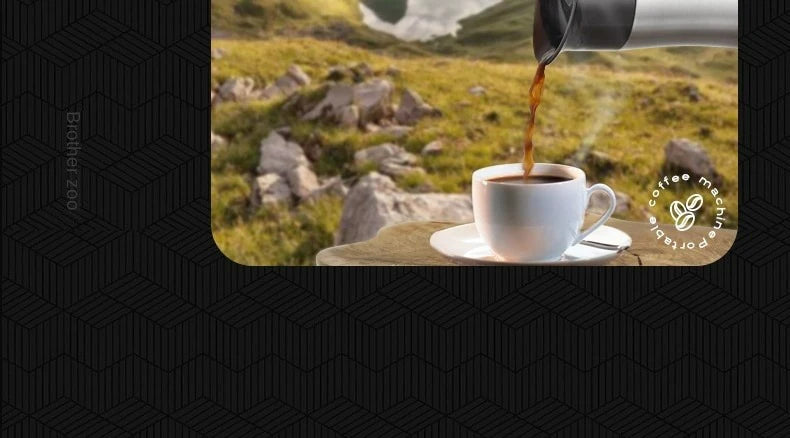 Portable Coffee Maker 12V/24V Compact Espresso Machine for Driving Office Home with LED Screen Display Fast Heating Heating