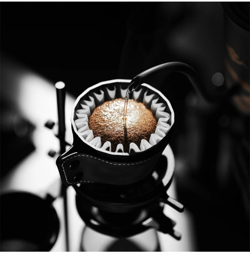 MHW-3BOMBER Pour Over Coffee Maker Set 500ml Glass Pour Over Coffee Dripper Filter Coffee Maker  Filter Paper Coffee Accessories