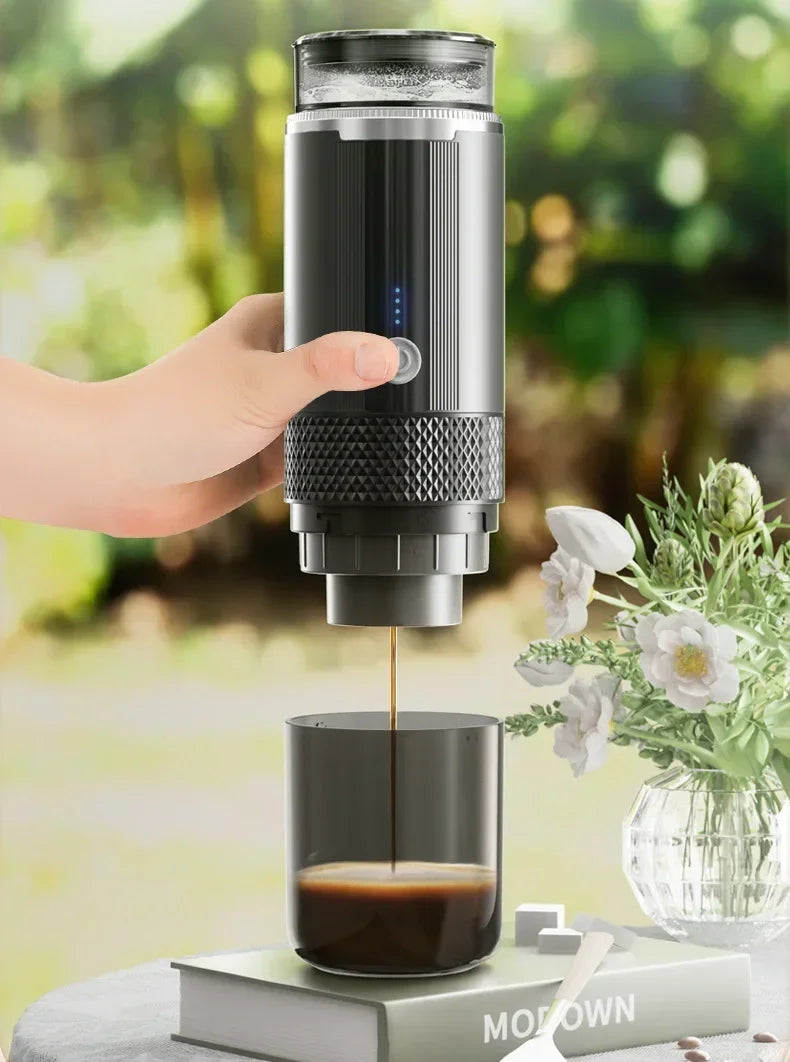 Coffee Maker Electric Capsule Grinding Coffee Brewer Portable Coffee Maker Suitable for Ground Coffee and Coffee Capsules