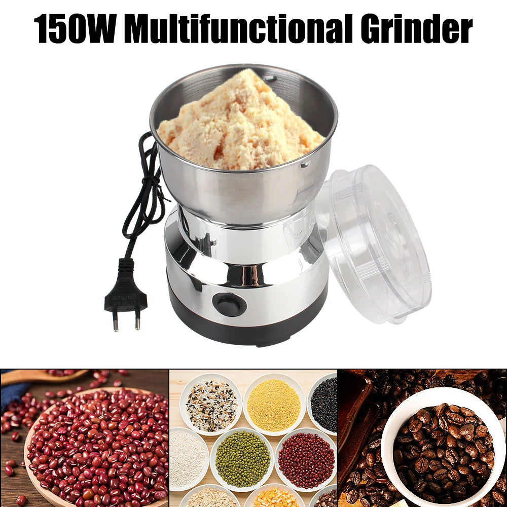 Electric Coffee Grinder for home Kitchen Multifunctional Coffe Chopper Blades Grains Grinder Machine Nuts Beans Spices Blender