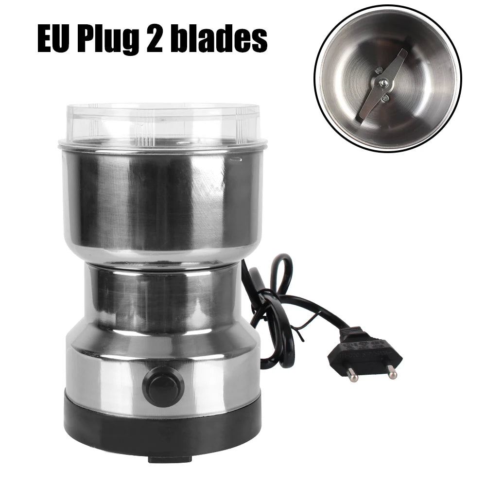 Electric Coffee Grinder for home Kitchen Multifunctional Coffe Chopper Blades Grains Grinder Machine Nuts Beans Spices Blender