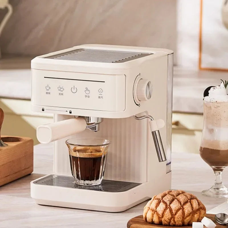 Electric Espresso Maker Professional Italian Espresso Coffee Maker Semi Italian Cappuccino Milk Frother Coffee Machines 20Bar