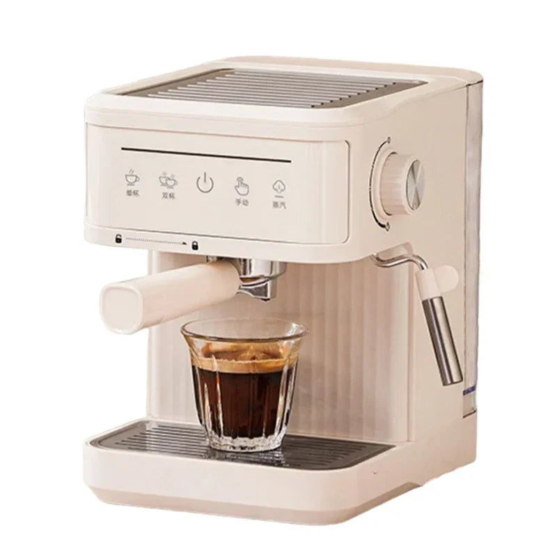 Electric Espresso Maker Professional Italian Espresso Coffee Maker Semi Italian Cappuccino Milk Frother Coffee Machines 20Bar