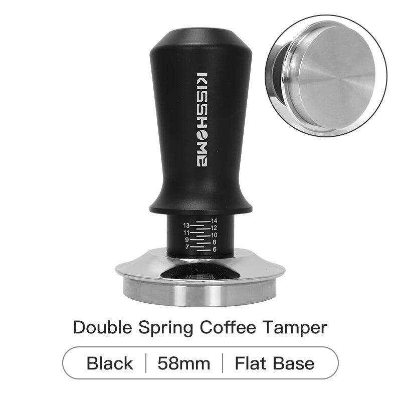 Coffee Tamper 30lb Constant Pressure Calibrated Double Spring 51mm 53mm 58mm Breville Espresso Maker Accsesories Barista Tools