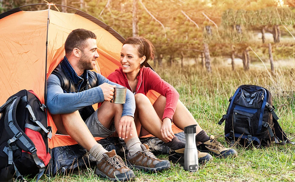 Portable Coffee Maker 12V/24V Compact Espresso Machine for Driving Office Home with LED Screen Display Fast Heating Heating