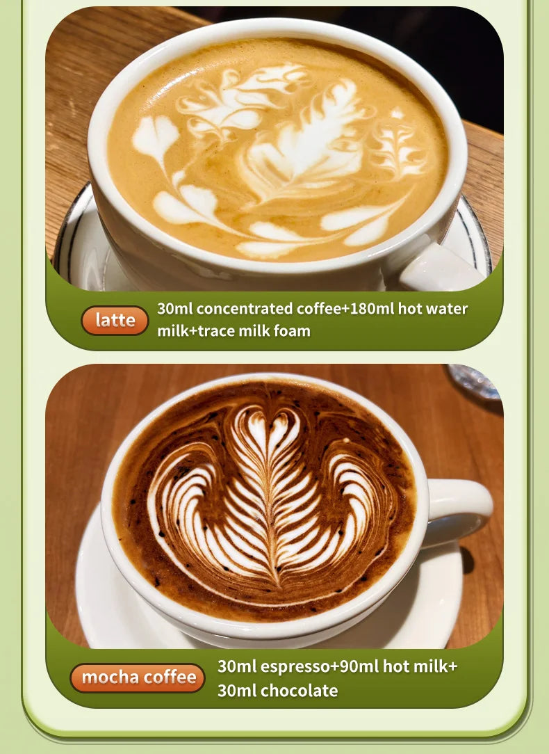 Wireless Electric Espresso Coffee Machine for Car & Home Camping Portable Coffee Maker 2-in-1 Capsule Powder Travel Coffee Maker